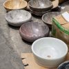 Chậu rửa đá tự nhiên vân tím CTS-LA-DA-10