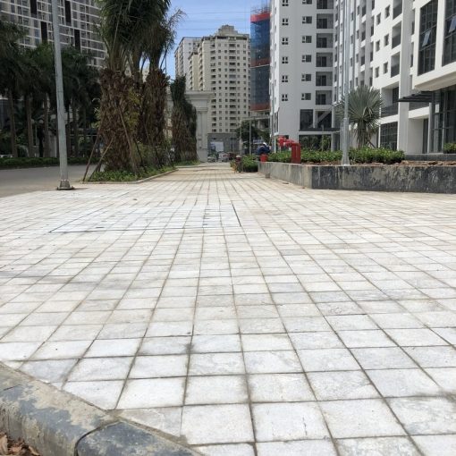 Đá tự nhiên lát nền băm vân trắng 30x30cm CTS-DLS-161