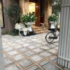 Đá băm trừ viền màu đen 30x30cm CTS-DLS-169