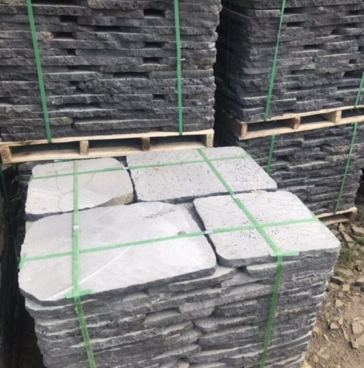 Đá thớt bước dậm tổ ong xám trang trí CTS-DLS-125