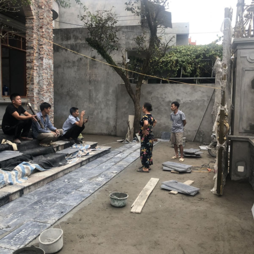 Đá tự nhiên mài mịn màu đen 30x60cm CTS-DLS-167