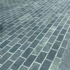 Đá xanh rêu thanh hóa trừ viền 30×60 trang trí CTS-DLS-145