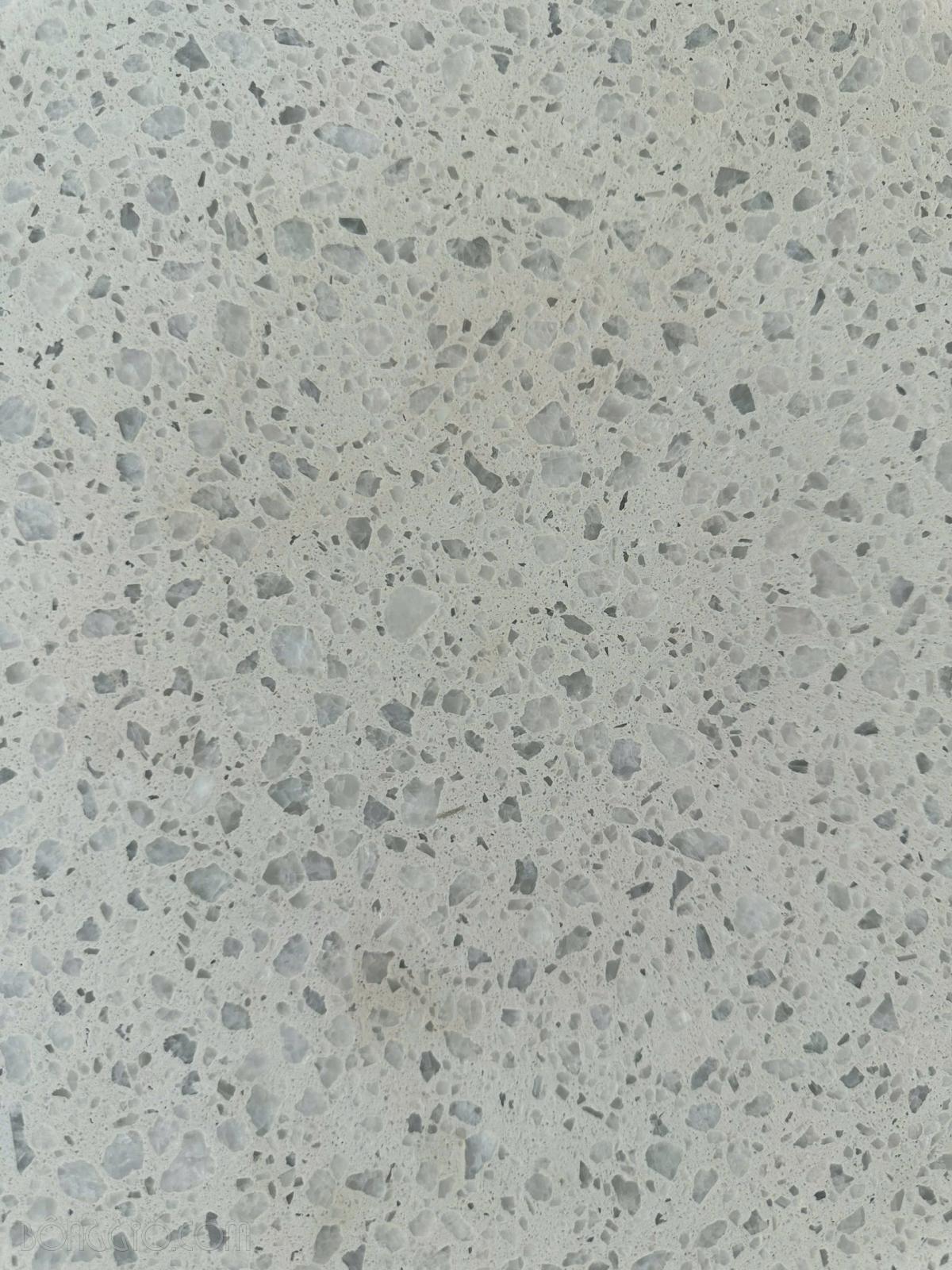 Gạch đá mài hạt đá trắng muối kích thước 5-7mm trên nền trắng thuần tuý ST01-TM359 6 Gạch đá mài hạt đá ST01-TM359
