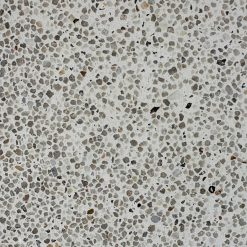 Gạch đá mài hạt đá sỏi cát 3mm nền trắng ST01-TXT3