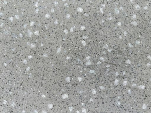 Gạch đá mài hạt đá trắng muối và xám nhỏ kích thước 2-9mm nền xám ST022-TM09