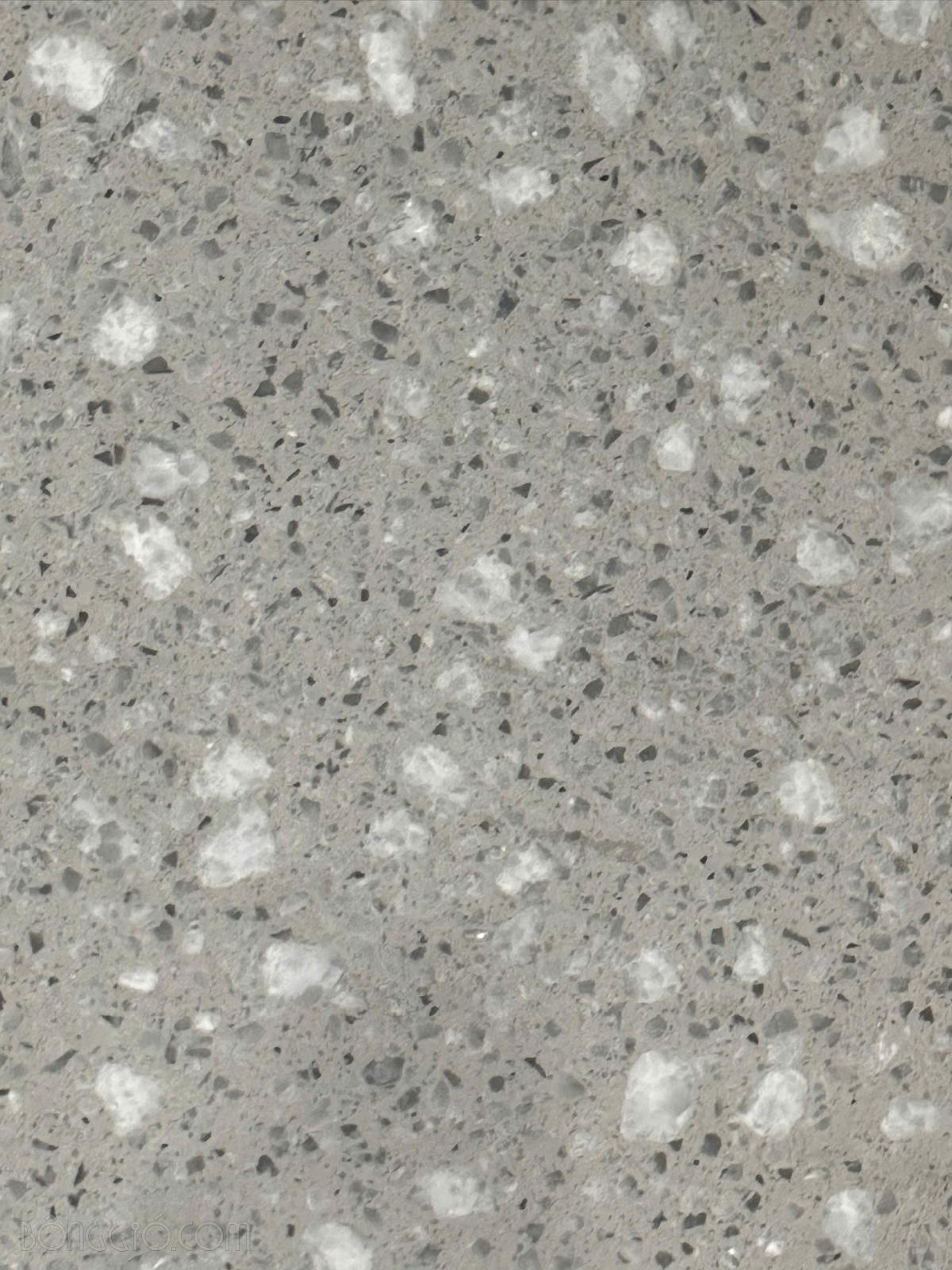Gạch đá mài hạt đá trắng muối và xám nhỏ kích thước 2-9mm nền xám đậm ST023-TM09 6 Gạch đá mài hạt đá trắng muối và xám nhỏ kích thước 2-9mm nền xám đậm ST023-TM09
