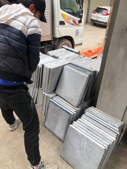 Đá băm trừ viền màu đen 30x30cm CTS-DLS-169