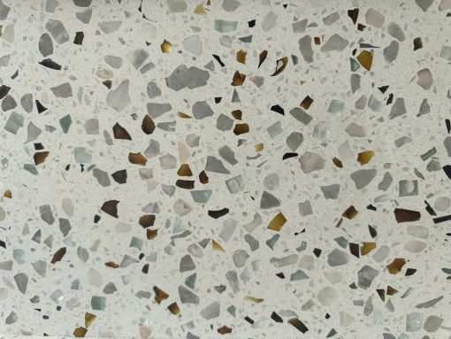 Gạch đá mài Thuỷ tinh xuất khẩu xám 3 - 20mm nền trắng ST01-TTTN320