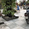 Đá tự nhiên bazan khò sa thạch màu xanh 30x60cm CTS-DLS-155