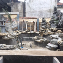 Đá tự nhiên làm hồ cá koi CTS-DPT-2