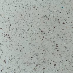 Gạch đá mài thuỷ tinh hồng trắng 3-6mm nền trắng ST01-TTHT36