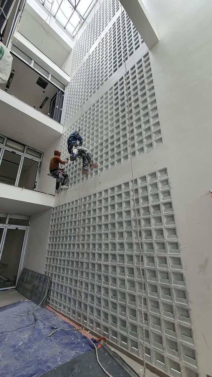 Sơn tường gạch bông gió chống mưa Sơn tường gạch bông gió chống mưa