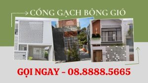 Cổng gạch bông gió