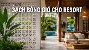 Gạch bông gió cho resort